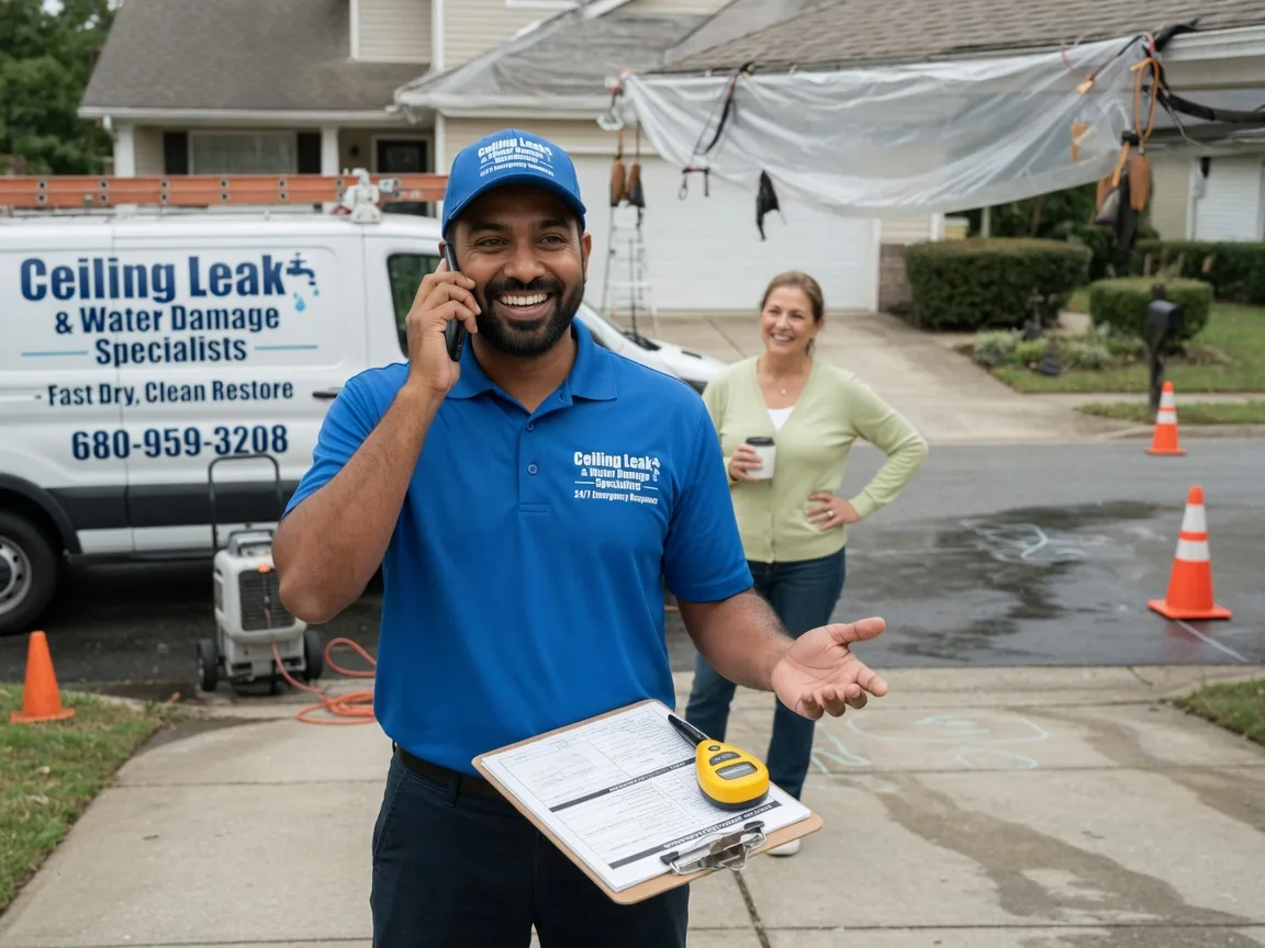 Ceiling Leak Cleanup Snyder, NE FAQs